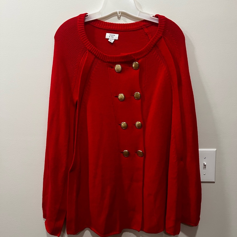 Crown & Ivy Red Cape